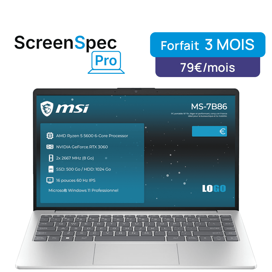 Offre ScreenSpec Pro Licence 3 mois