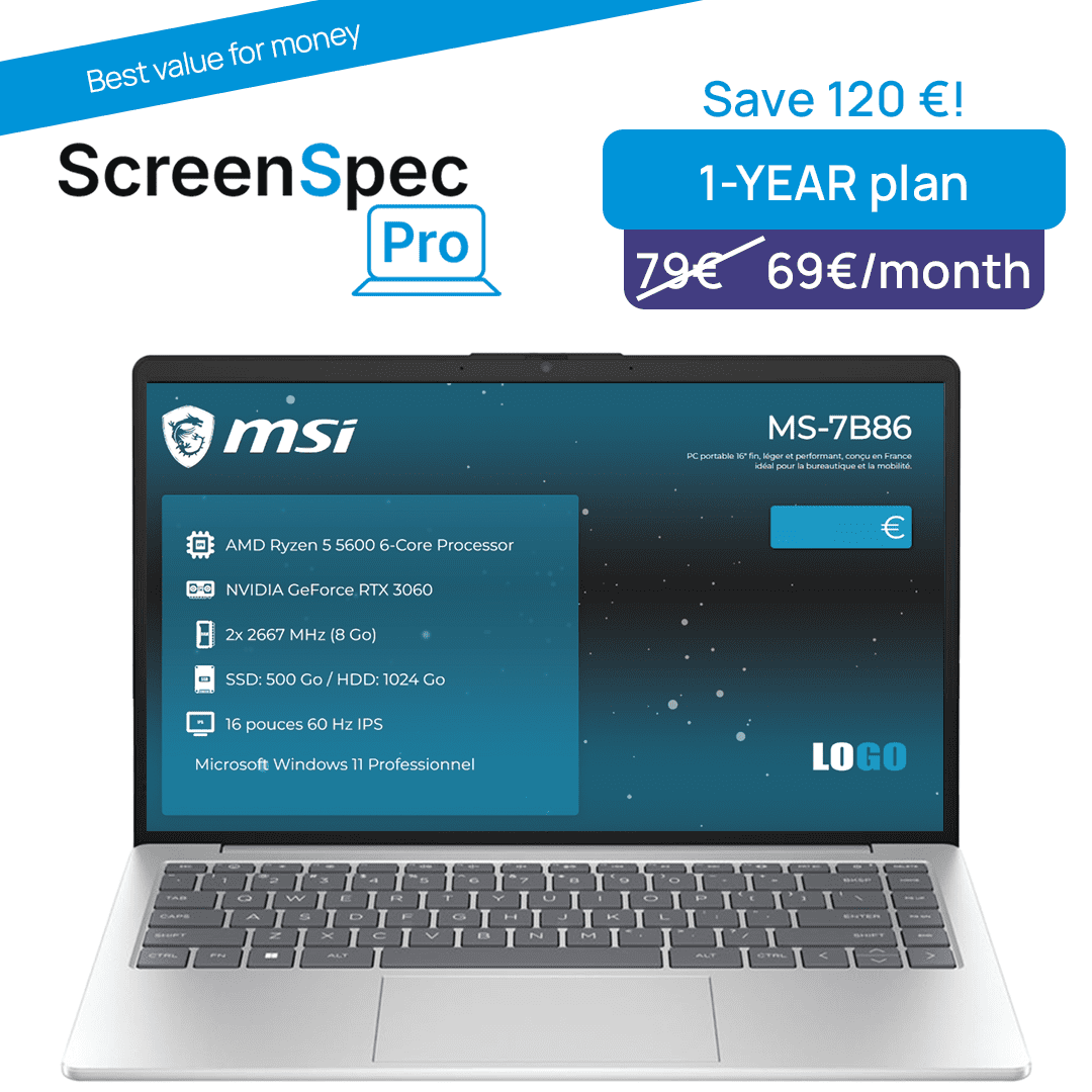 ScreenSpec Pro Offer - 1-year Licence