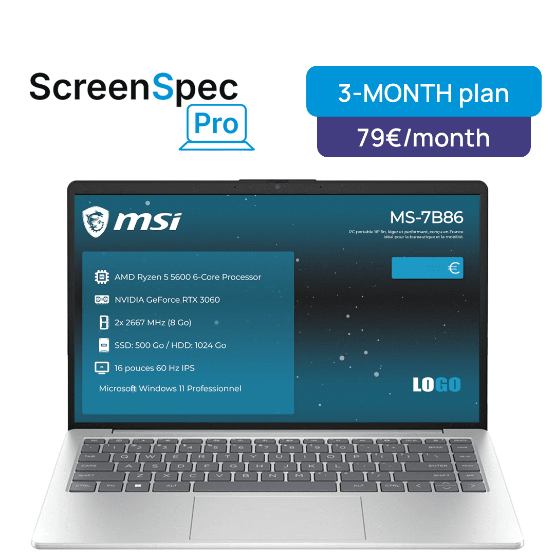 ScreenSpec Pro Offer - 3-month Licence