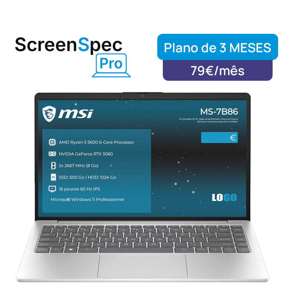 Oferta ScreenSpec Pro - Licença de 3 meses