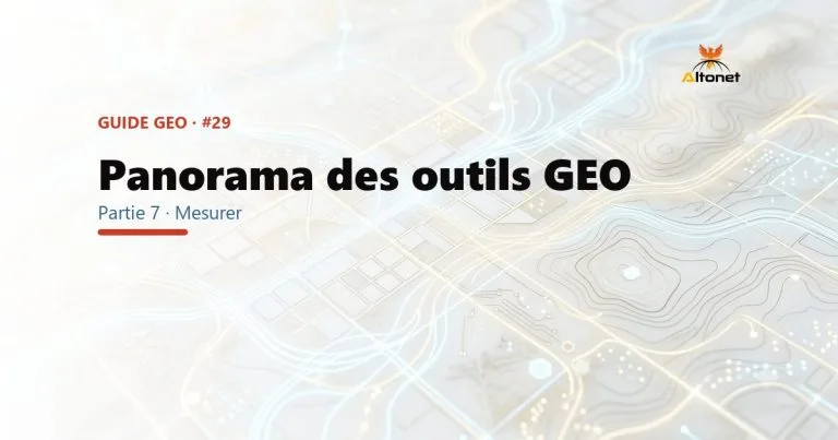 Panorama des outils GEO : suivre tes citations dans l'IA sans te ruiner