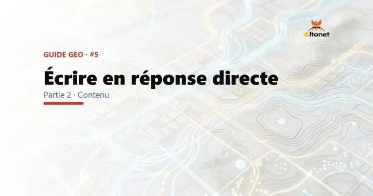 Écrire en réponse directe : la technique qui te fait citer par les IA